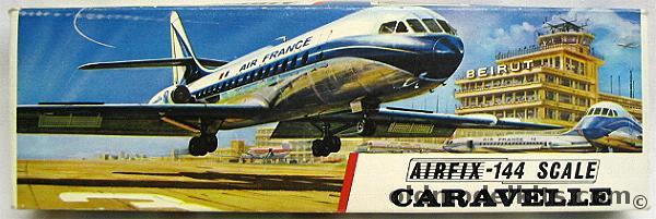 Airfix 1/144 Sud Aviation SE 210 Caravelle - Air France, SK400 plastic model kit